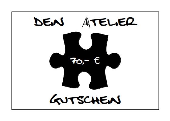 70€ Atelier Gutschein